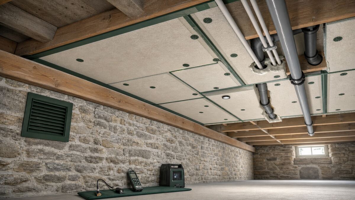Isoler un plancher sur cave sans piéger l’humidité