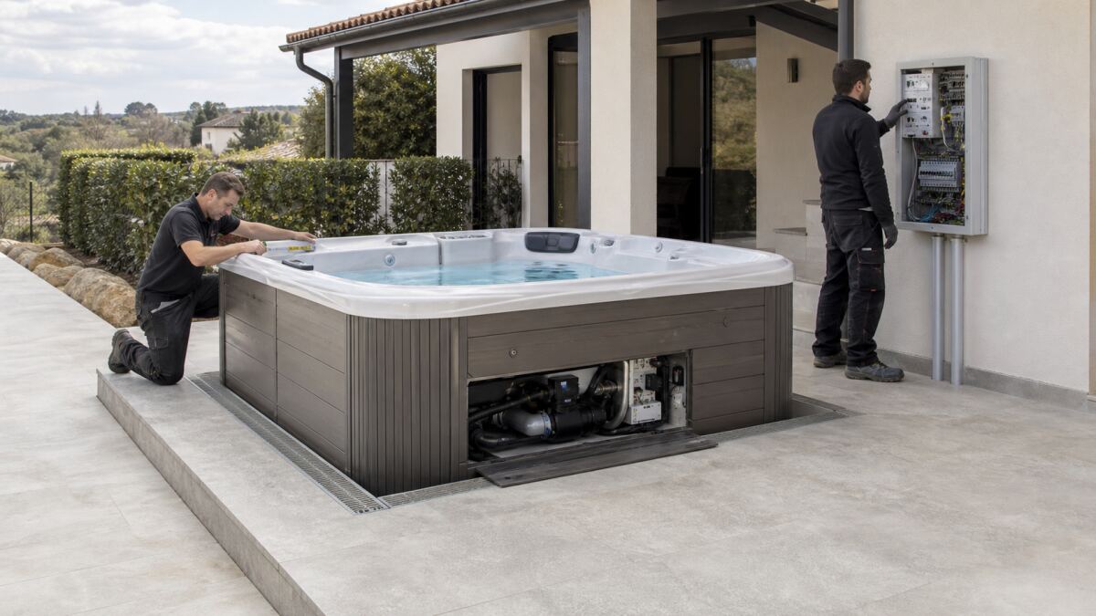Installer un spa : charge, électricité et humidité