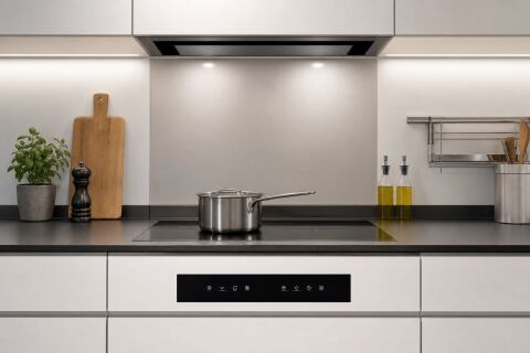 Table de cuisson accessible : commandes en façade, visibilité et sécurité