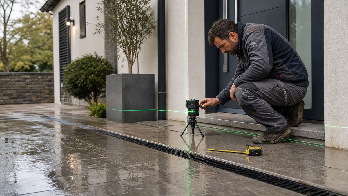 Ruissellement devant la porte : solutions fiables