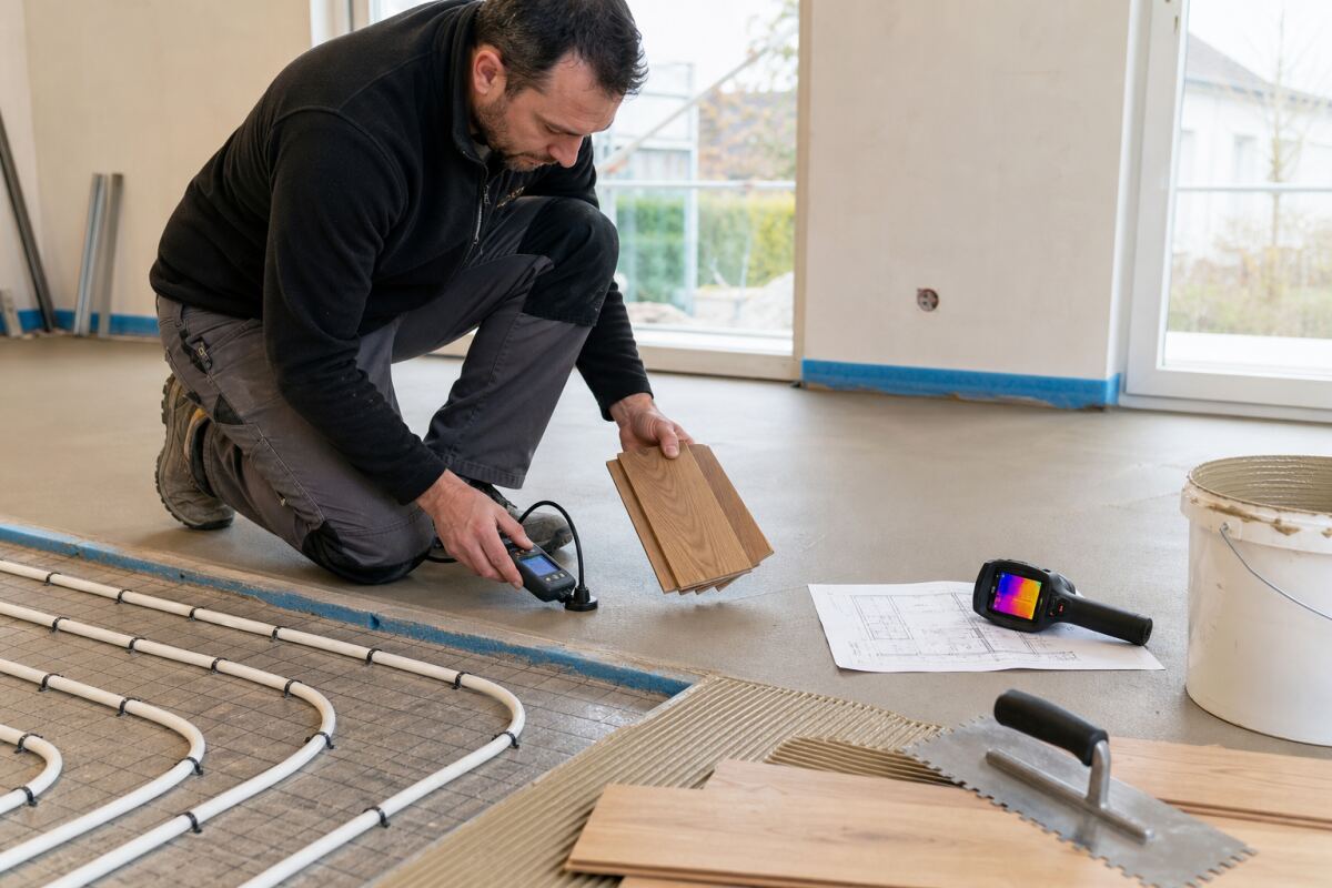 Parquet sur plancher chauffant : les contrôles essentiels