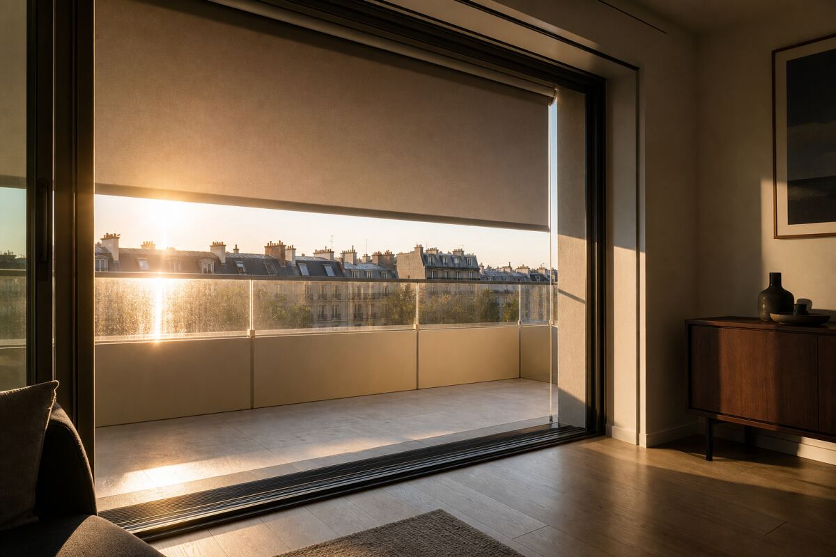 Balcon vitré ou plein : impact sur la surchauffe