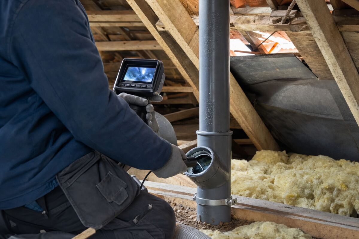 Ventilation primaire bouchée : glouglous et odeurs