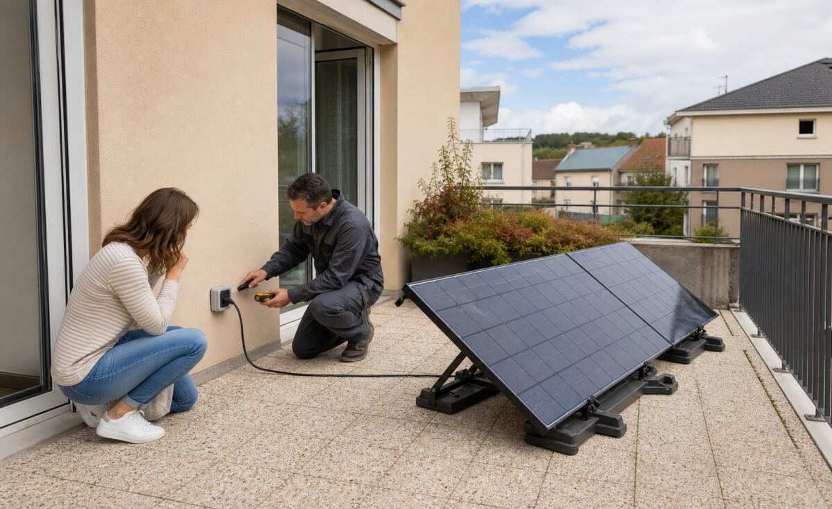Kit solaire plug-and-play sur balcon ou terrasse : installation et sécurité