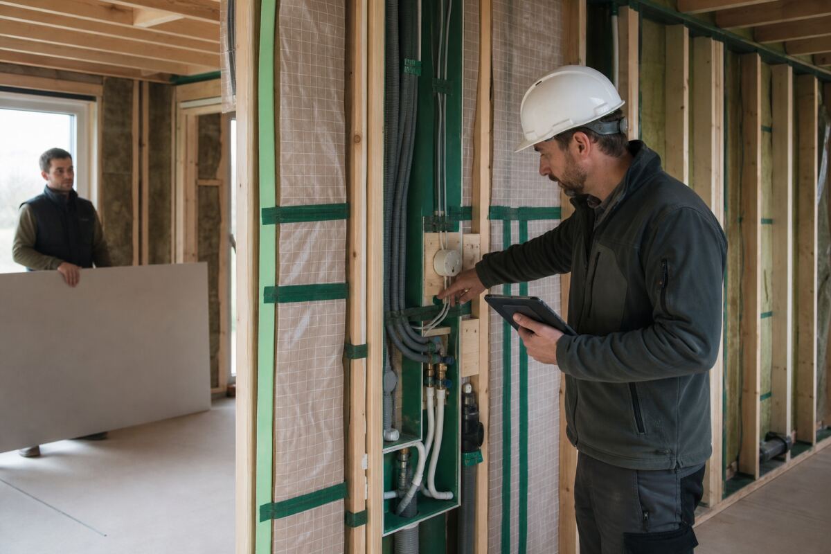 Travaux cachés : contrôles avant fermeture