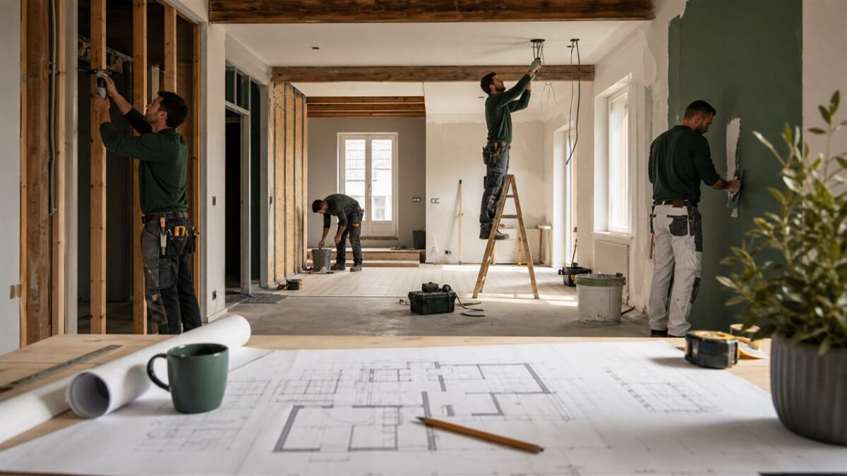 Ordre travaux rénovation : les 9 phases