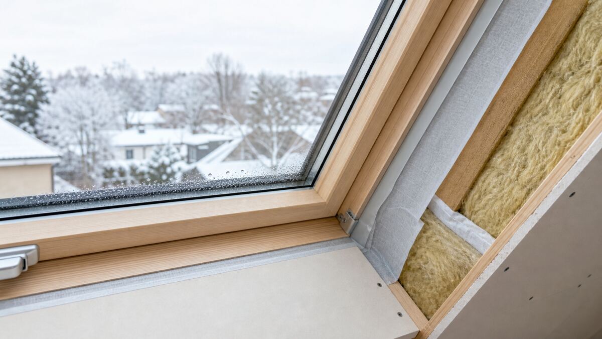 Condensation fenêtre de toit : trouver la cause