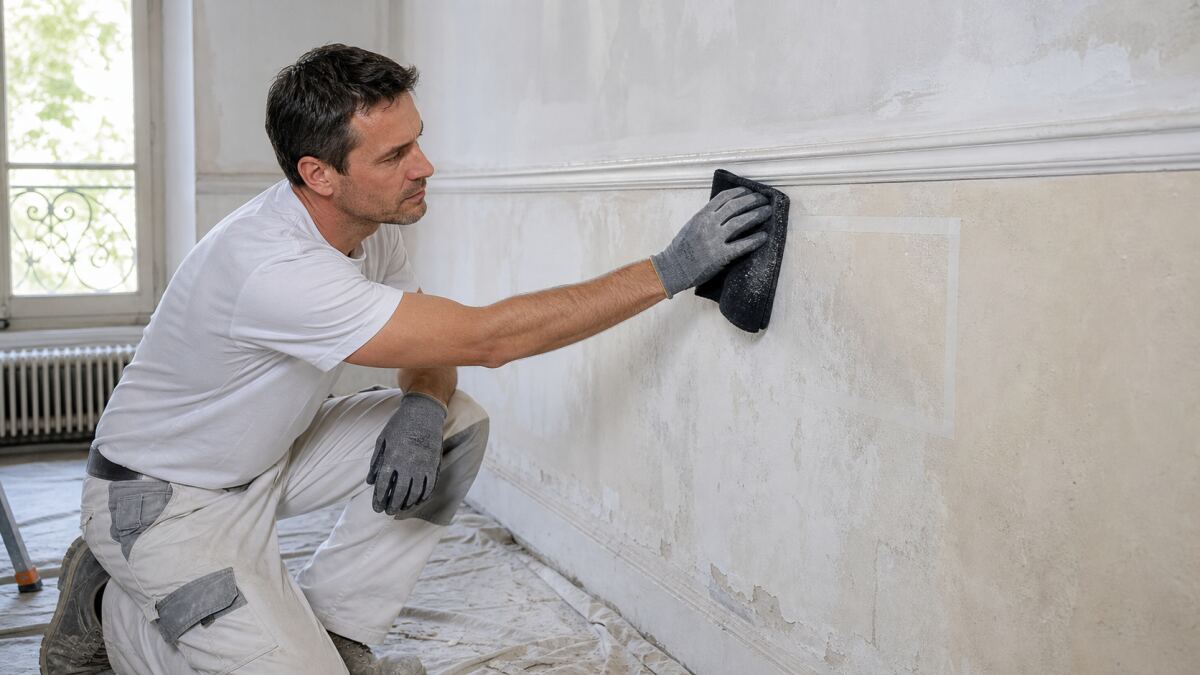 Peinture qui farine : diagnostic et préparation