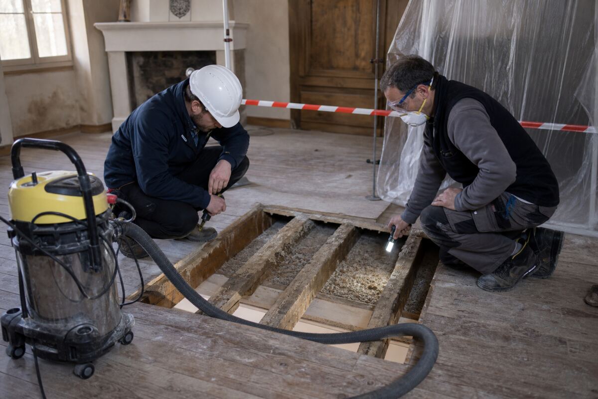 Plancher ancien et remplissage lourd : vérifier avant dépose