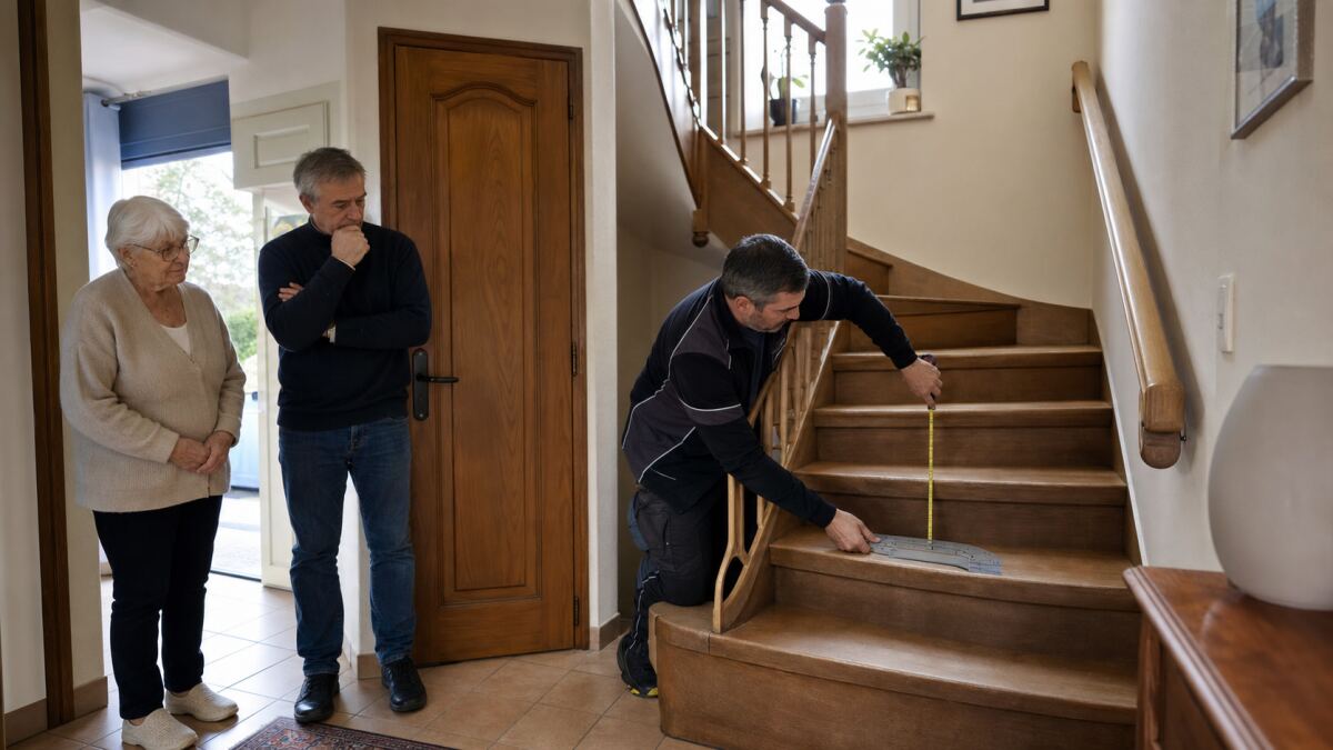 Monte-escalier droit ou tournant : avant le devis