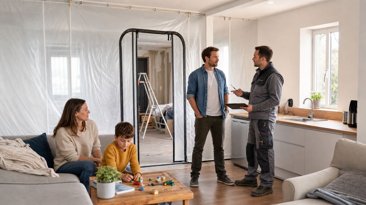 Rénover un logement occupé : organiser le chantier