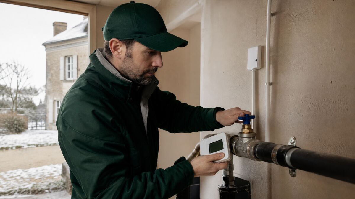 Mettre une maison vide hors gel : eau, chauffage et surveillance