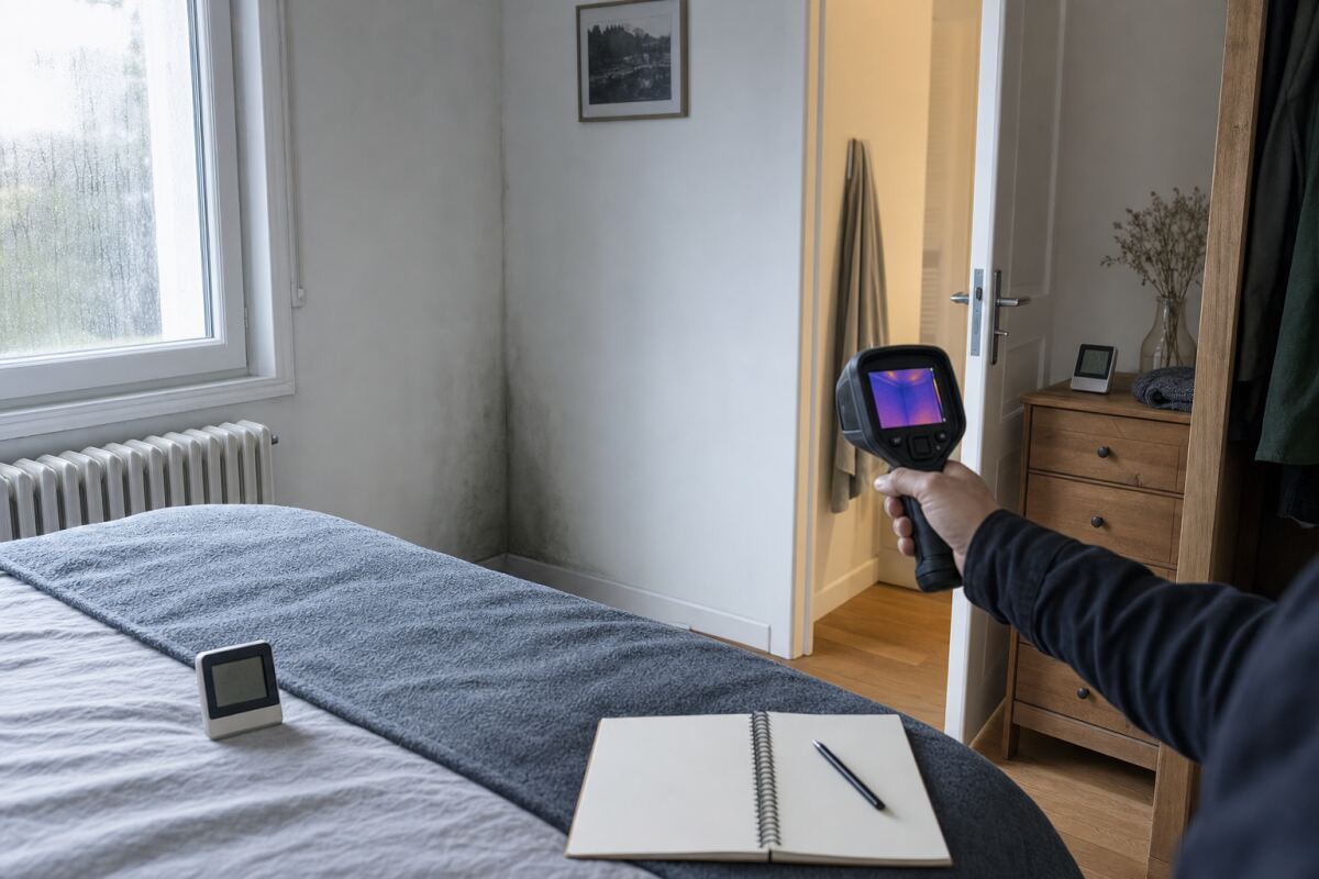 Humidité intérieure bloquée à 60 % : rechercher la source avant d’acheter un appareil