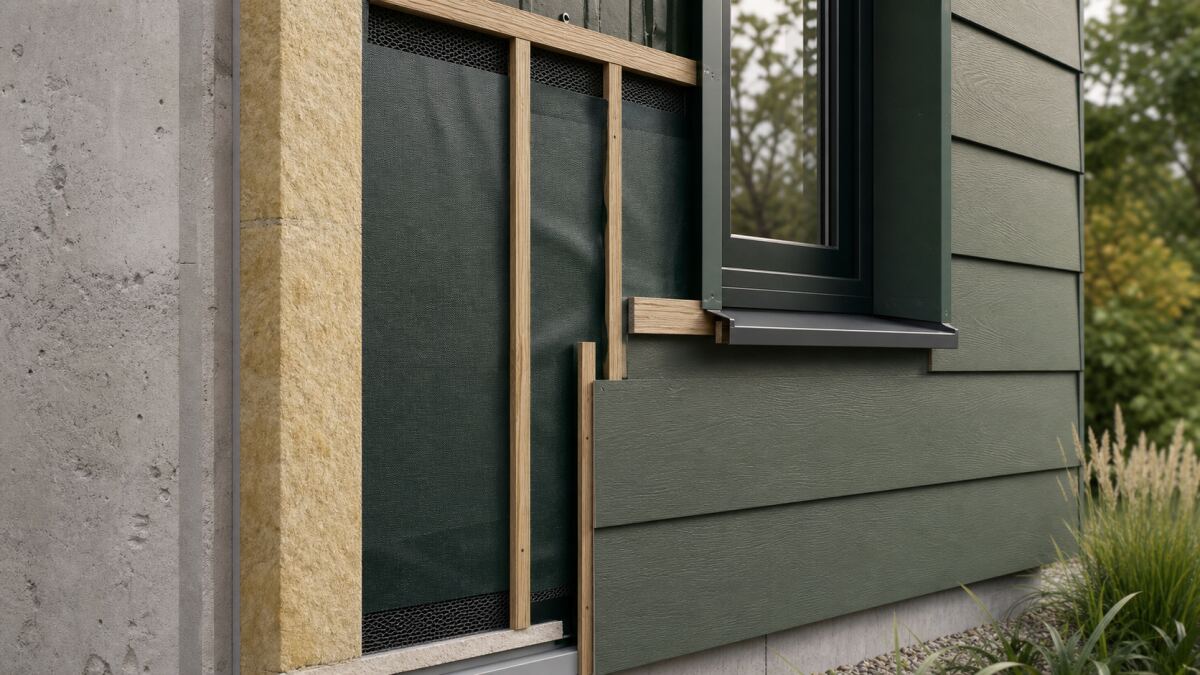 Bardage ventilé : éviter les infiltrations