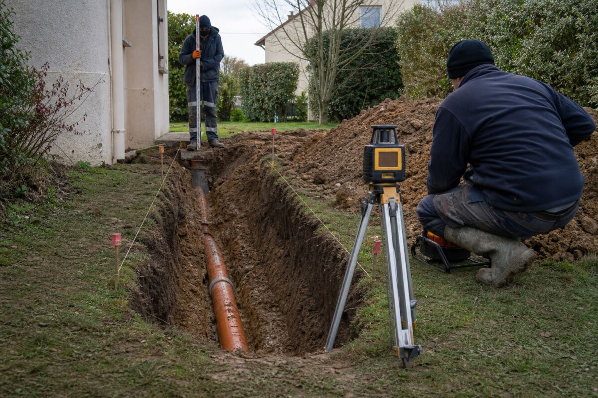 Canalisation en contre-pente : confirmer un ventre