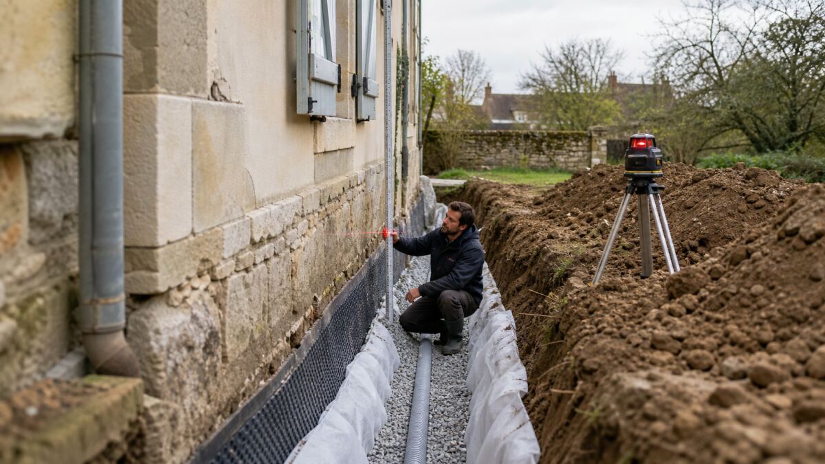 Drainage périphérique : utilité, risques et méthode