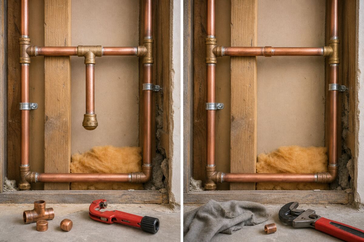 Canalisation inutilisée : supprimer un bras mort