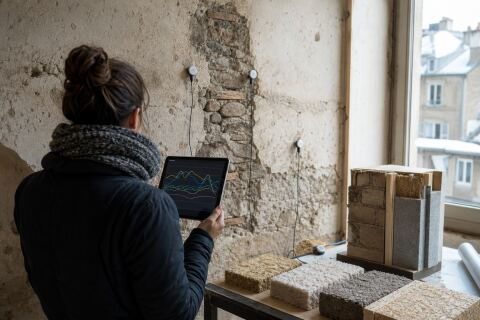 Simulation hygrothermique avant isolation intérieure : données d’entrée et limites de calcul