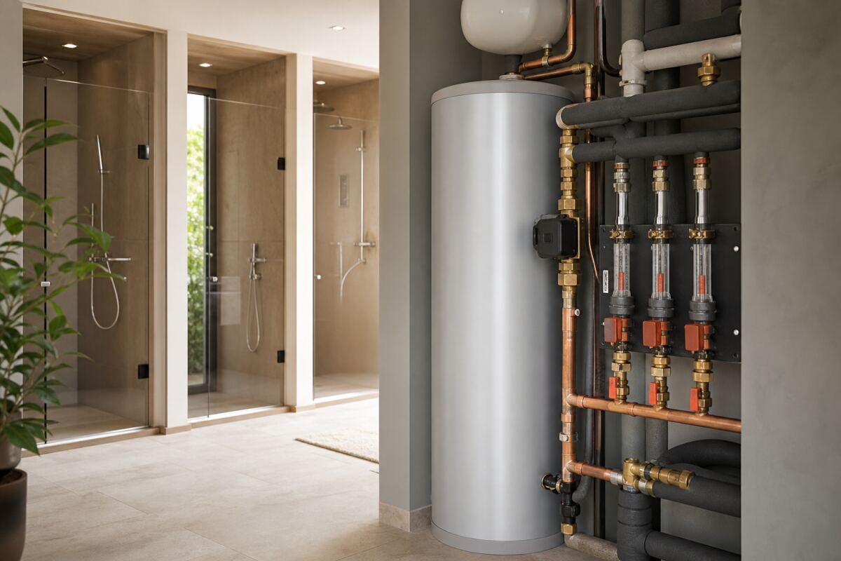 Chauffe-eau pour 3 salles de bain : bon dimensionnement
