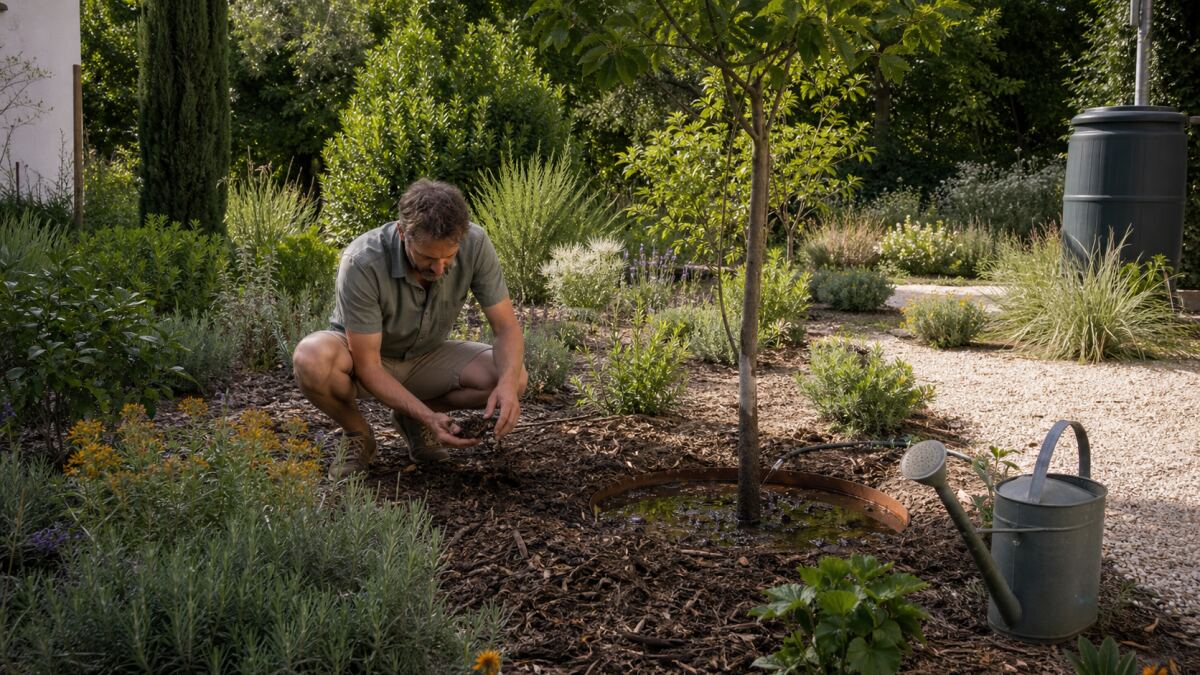Jardin sans arrosage quotidien : méthode sobre