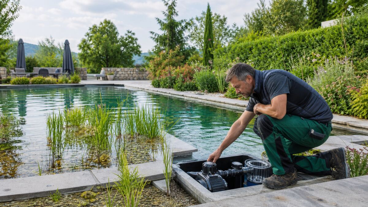Bassin de baignade naturel : filtration et entretien