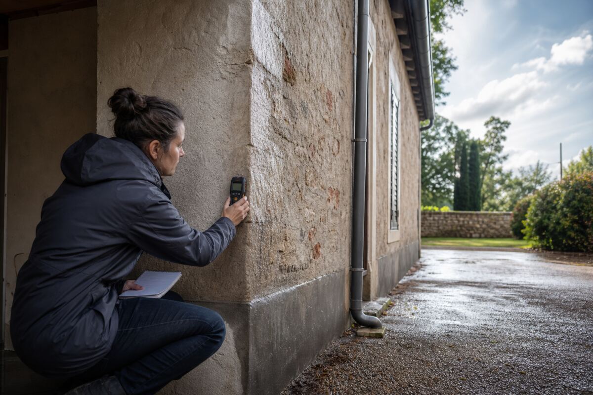 Isoler un mur sous pluie battante : diagnostic préalable