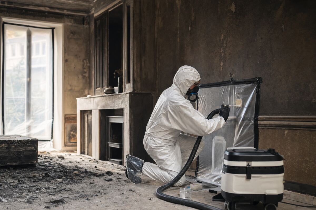 Suie après incendie : ne pas étaler les contaminants