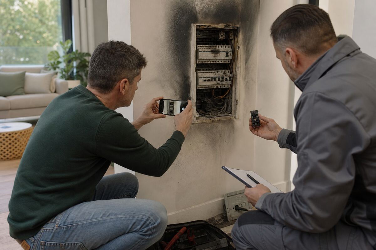 Incendie après autoconstruction : déclaration et assurance