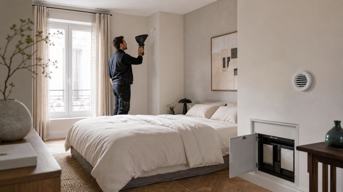 Ventilation décentralisée double flux : efficacité pièce par pièce