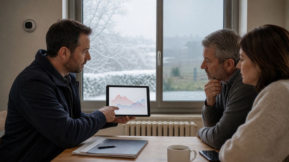 Comparer deux hivers : météo, occupation et travaux