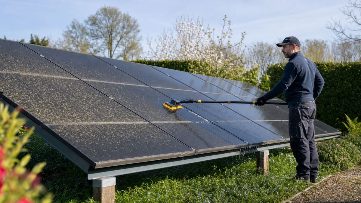 Nettoyer ses panneaux solaires sans les abîmer