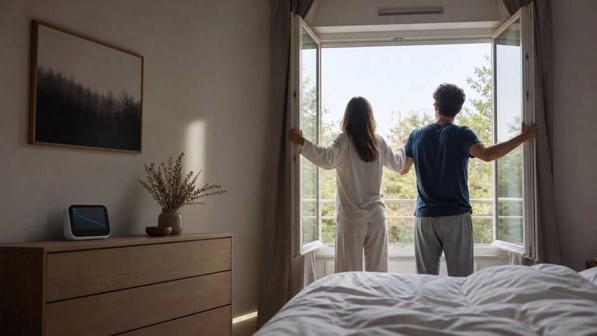 CO2 élevé dans la chambre la nuit : que faire ?