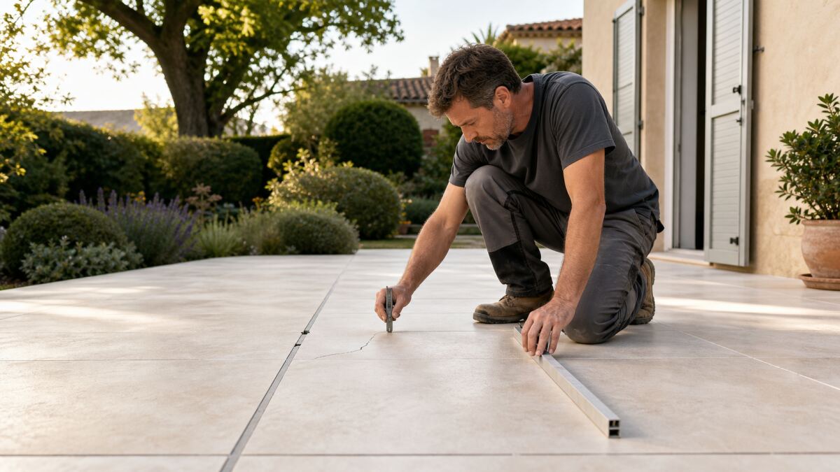 Joints de terrasse : réparer les fissures durablement