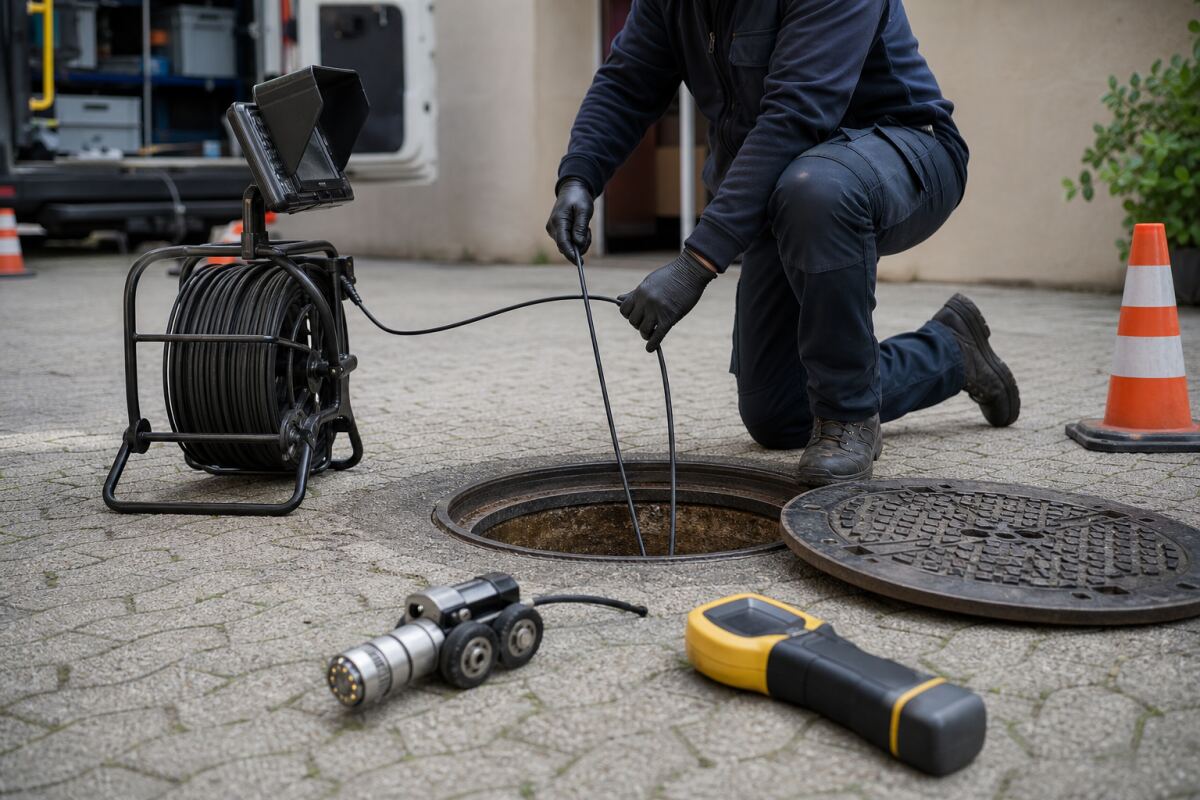 Inspection vidéo d’une canalisation enterrée : préparer le passage et exiger un repérage exploitable