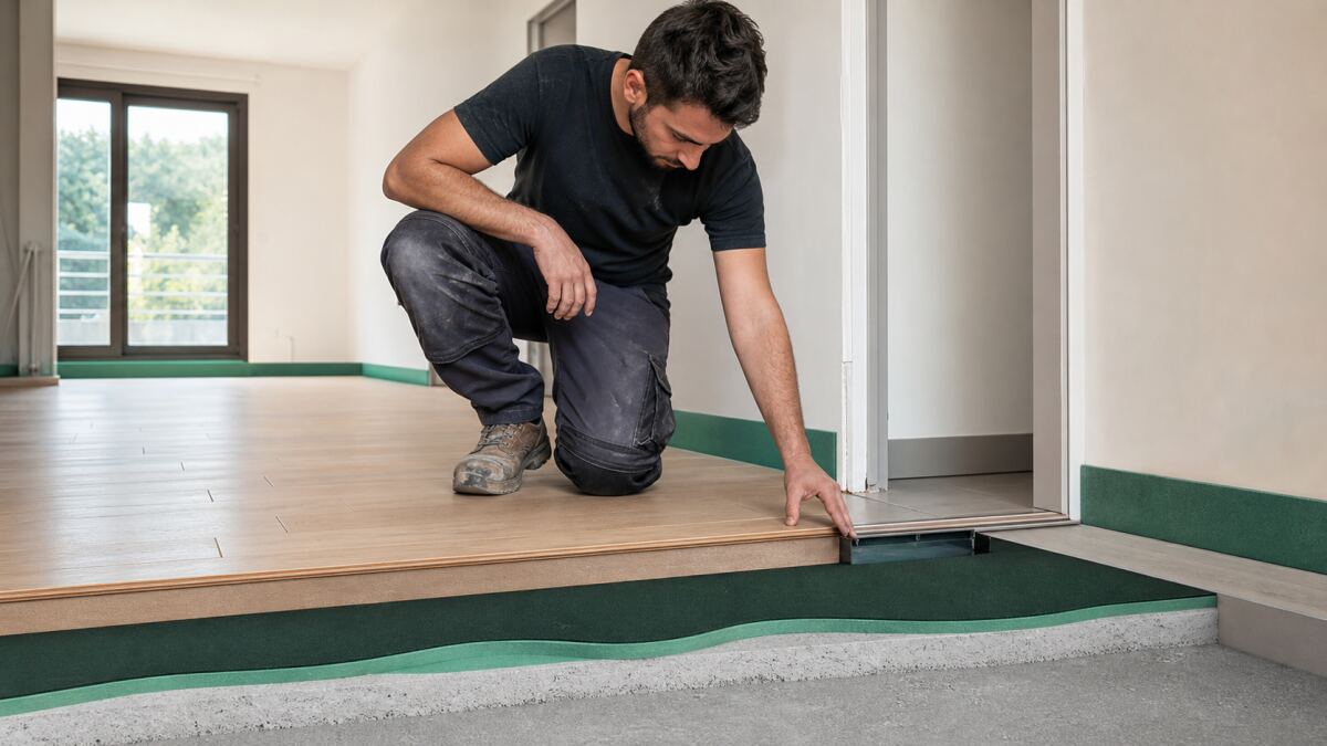 Plancher flottant : éviter les ponts acoustiques