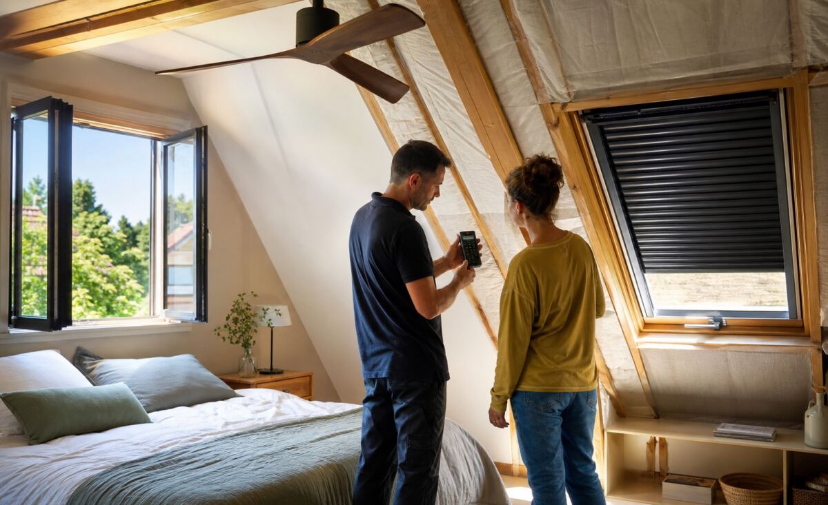 Chambre sous les combles en été : plan d’action sans climatisation permanente