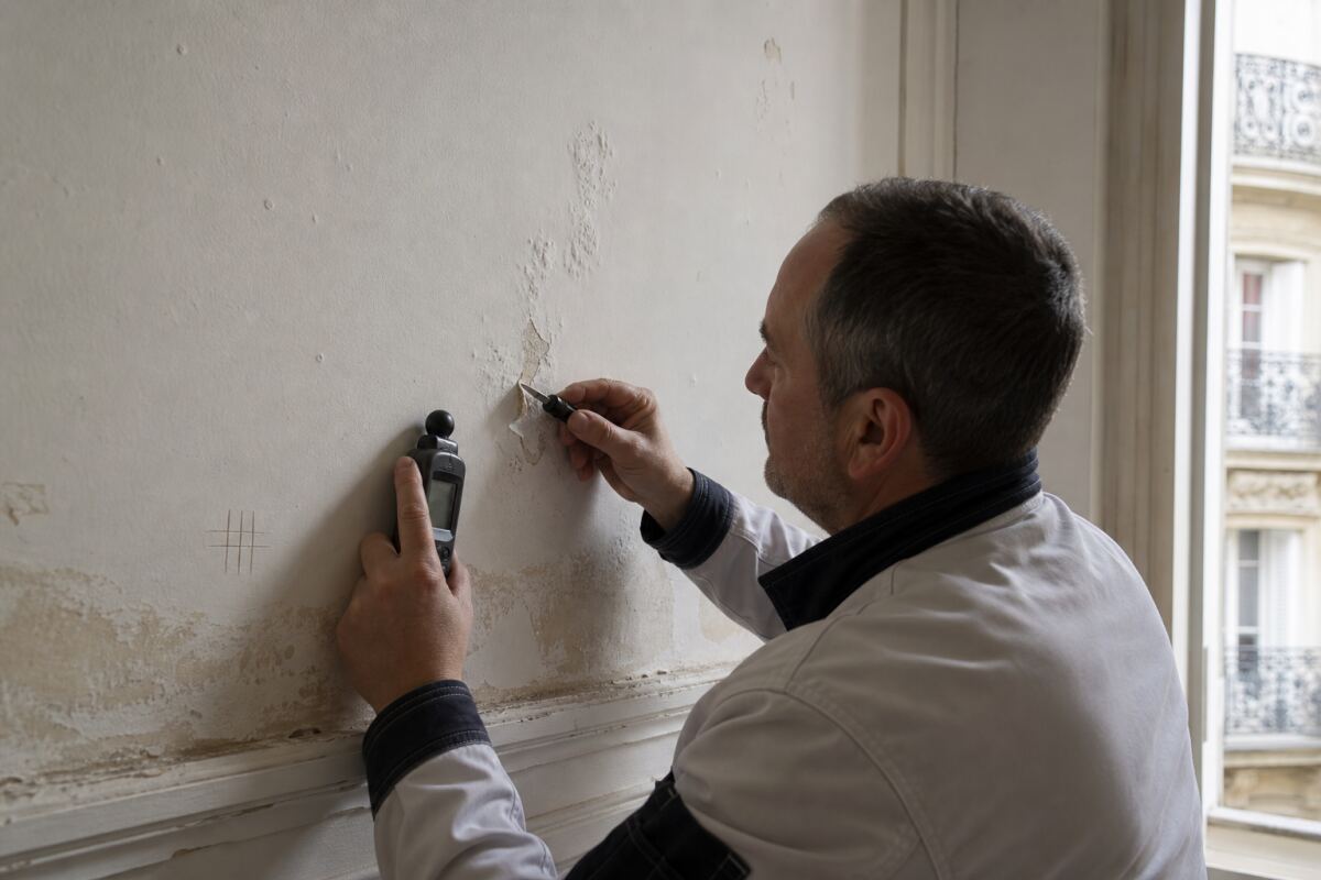 Peinture qui cloque sur mur sec : trouver la vraie cause