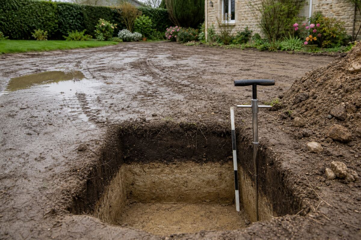 Sol compacté après chantier : diagnostic et reprise