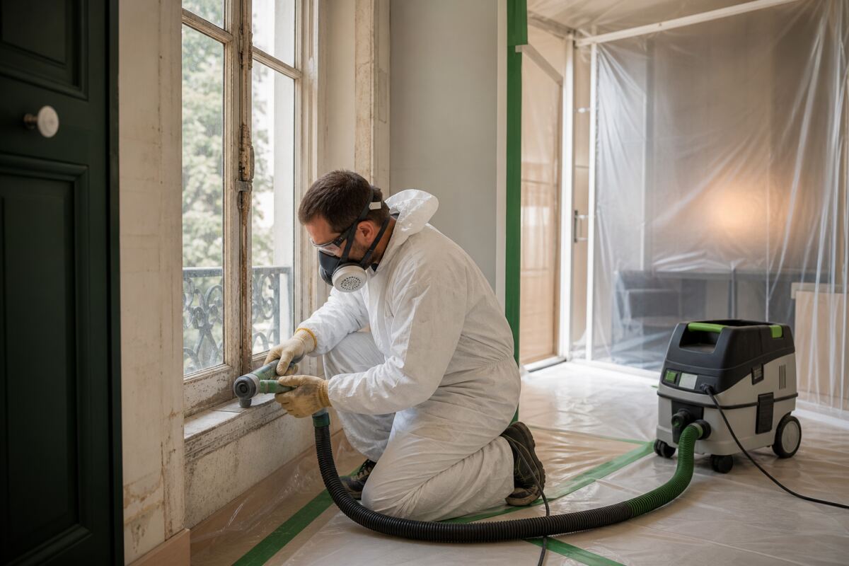 Poussières de plomb : sécuriser les travaux