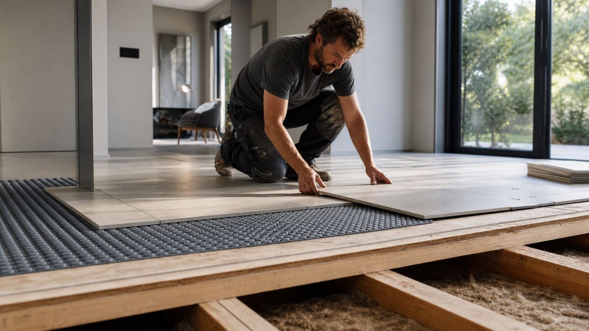 Carrelage sur plancher bois : réussir sans fissures
