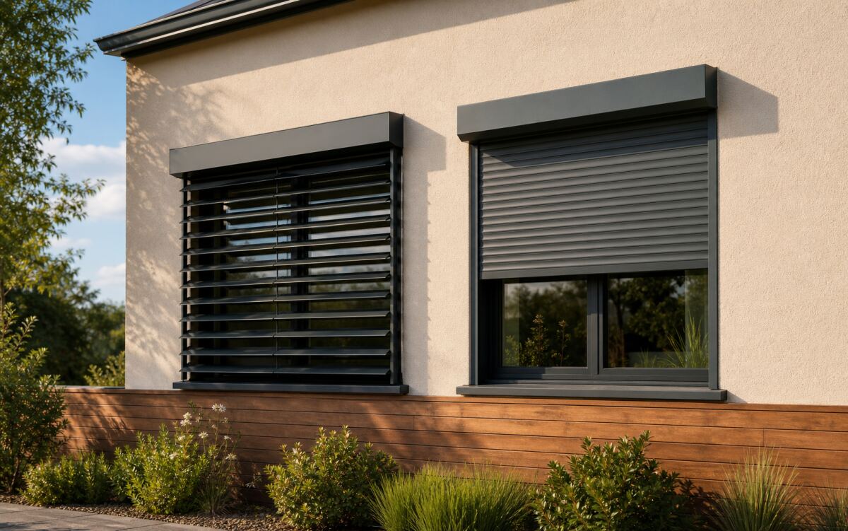 Brise-soleil ou volet roulant contre la chaleur ?