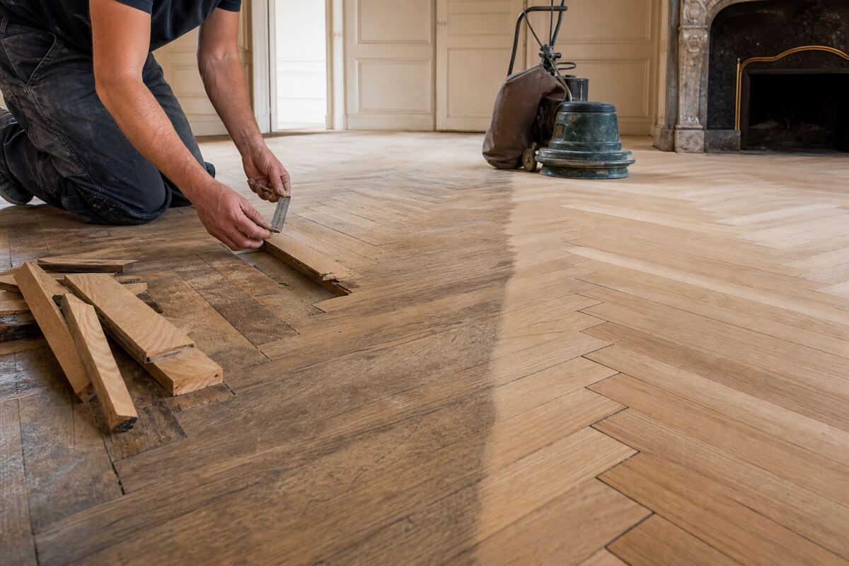 Rénover un parquet plutôt que le recouvrir 