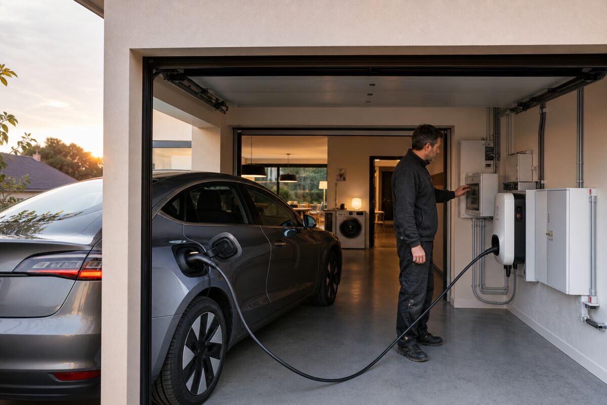 Recharge bidirectionnelle V2H : prérequis réels pour alimenter une maison