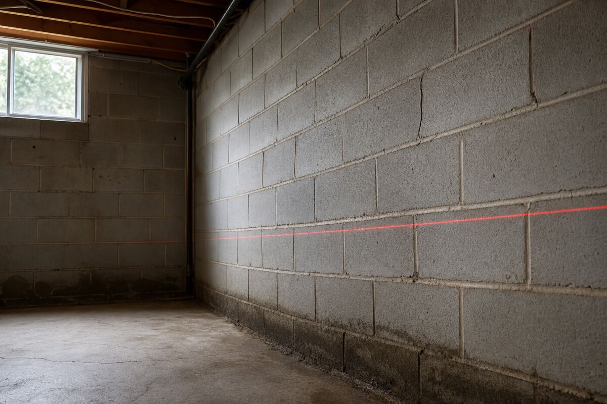 Mur de sous-sol bombé : causes et urgence