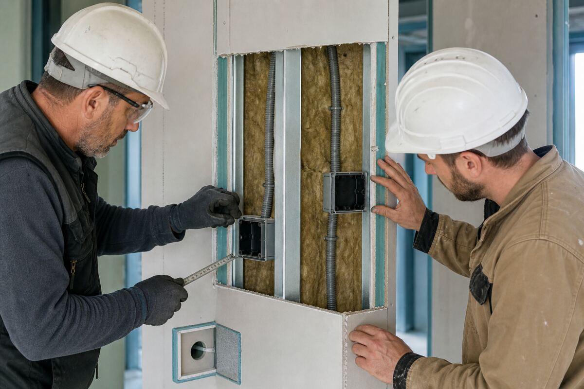 Boîtiers électriques dos à dos : éviter la fuite sonore