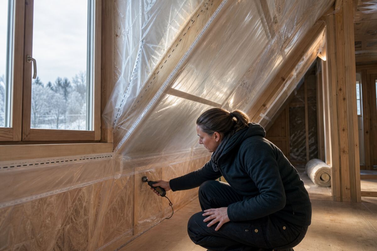 Frein-vapeur hygrovariable en climat froid : limites