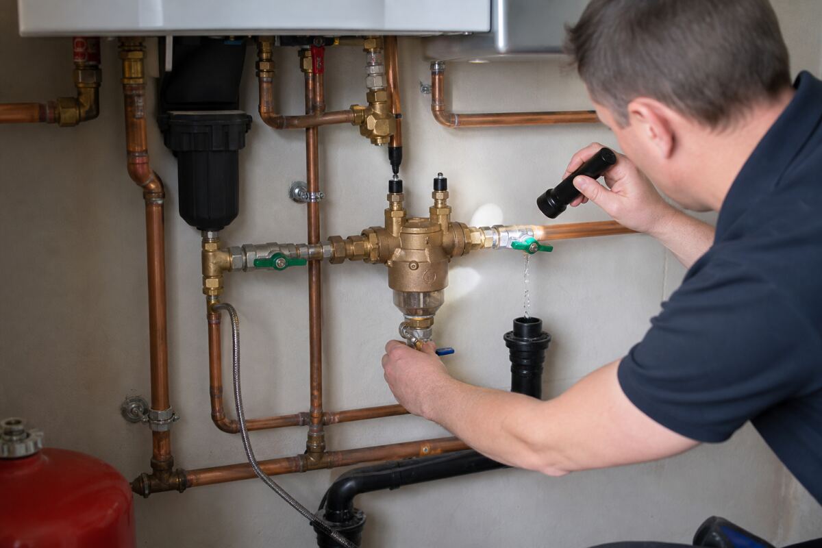 Disconnecteur sur remplissage de chauffage : protection de l’eau potable et entretien
