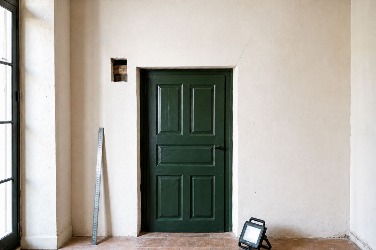 Fissure au-dessus d’une porte : vérifier le linteau