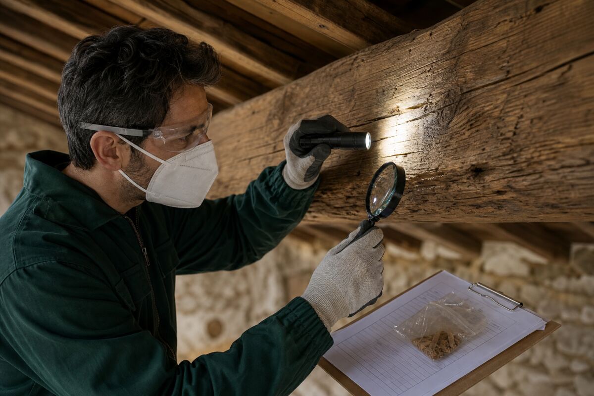 Bois ancien traité chimiquement : identifier avant ponçage ou combustion
