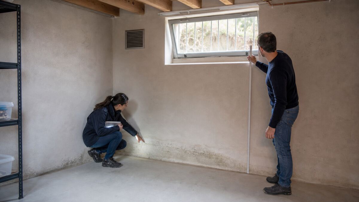 Pièce en sous-sol louée : décence, lumière et humidité